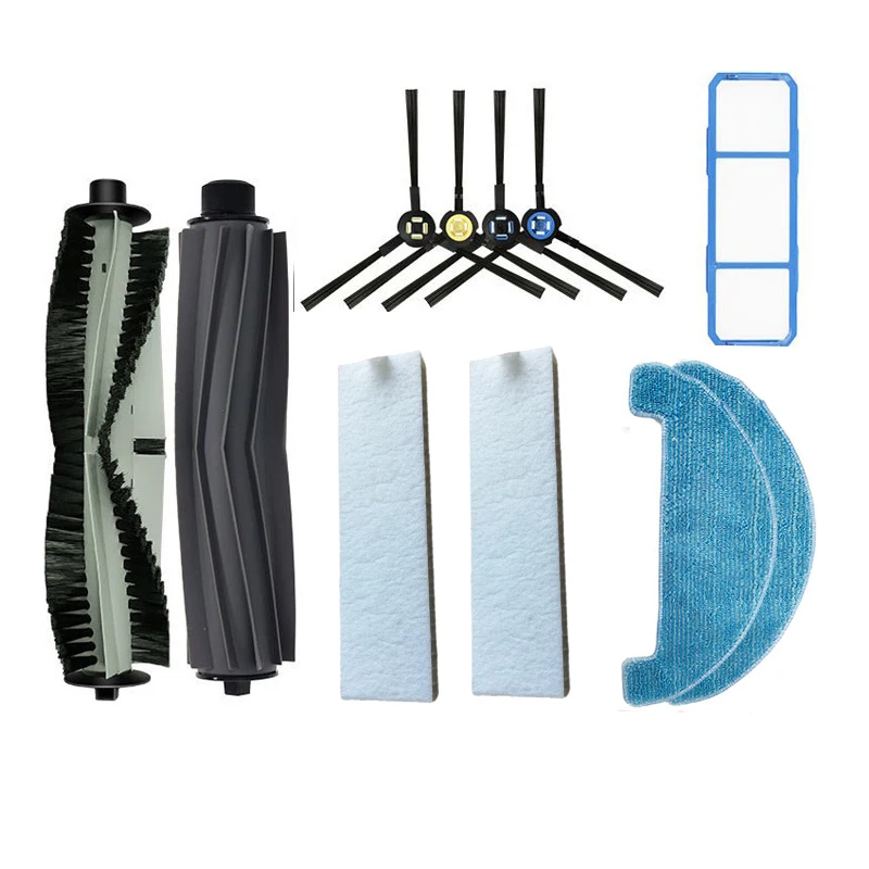 Capa Escova Lateral para Robô Aspirador de pó Zaco A9s Repalcimento Filtro Pano Limpeza Aspirador
