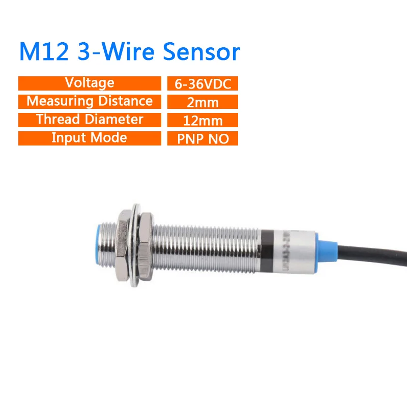 Sensore Di Prossimità Induttivo PL-05N2 - 5 Mm, 10-30V DC, NPN NC, Per Rilevamento Metalli Industriali - Foto 9