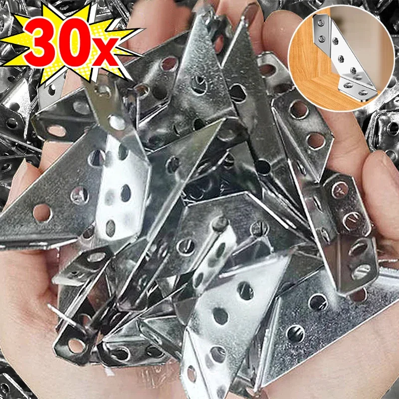 20 Piezas Conectores En Ángulo, Ángulos Metálicos De Acero Inoxidable 90 Grados 40 X 40 Mm Angulos Pequenos Con 80 Tornillos Para Montaje De Soporte En Angulo Muebles Mesa Silla Estanteria Plata 85608482