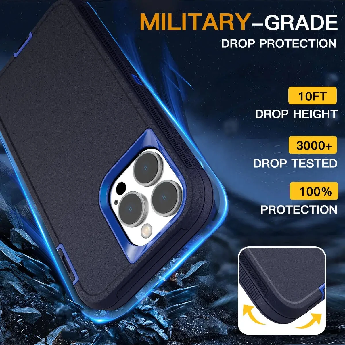 Ultimate Heavy Duty Shockproof Armor Phone Case Cover