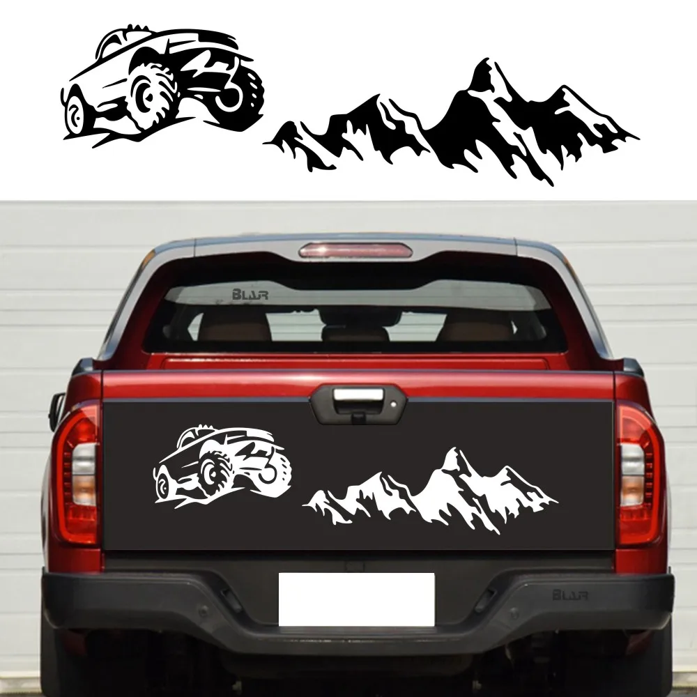 PickupRearDoorBumperStickerUniversalCarTailgateDecalForFord