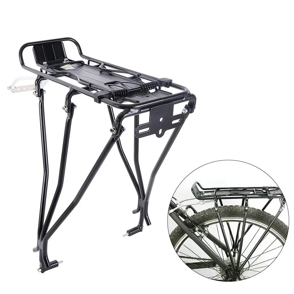 Bike Rack Shelf Racks Rear Luggage Mountain Road Bike Panniers Rack Suit for 24"26"28" Cycle Shelf Tailstock Biking Holiday