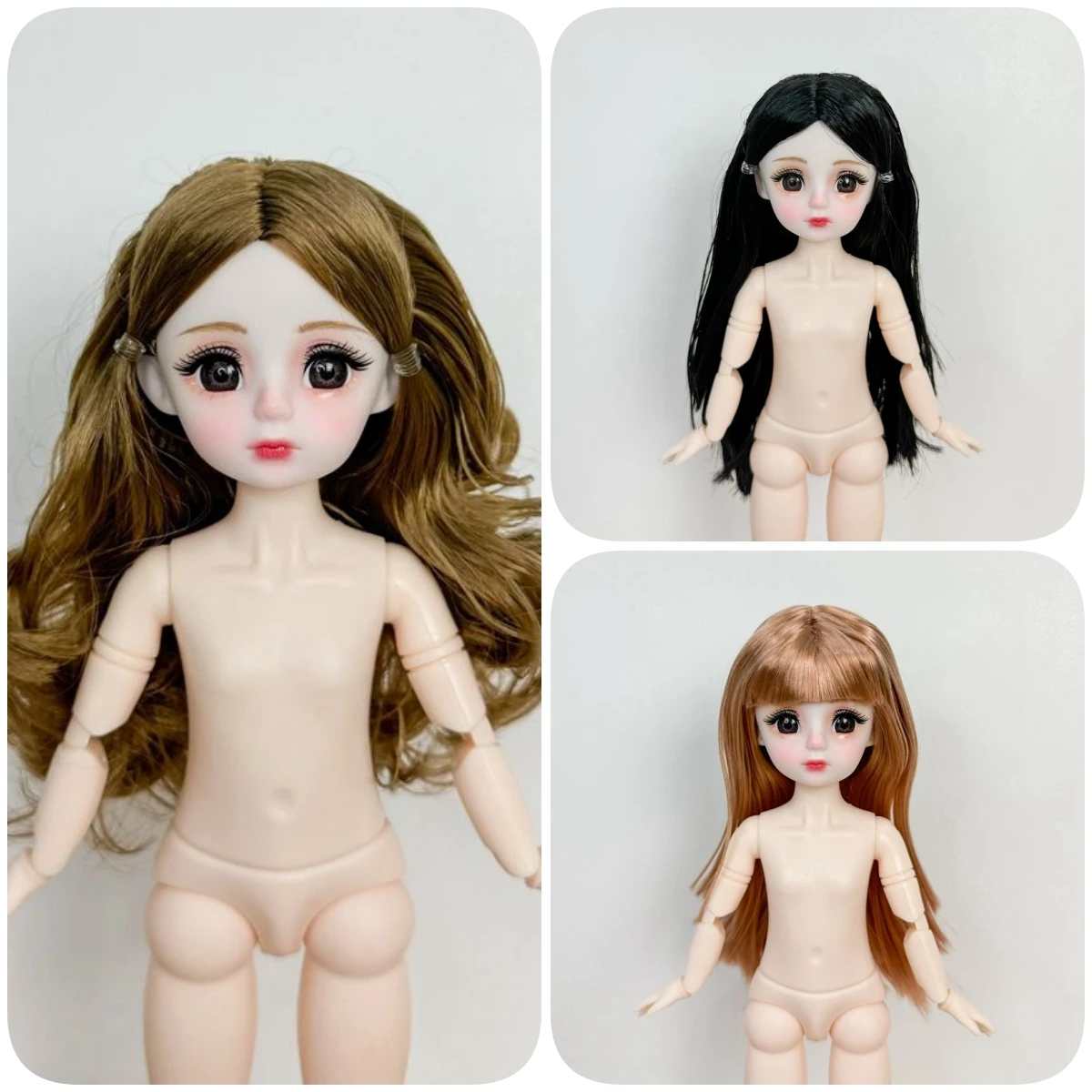 

30 см школьная кукла для макияжа с цветами 1/6 BJD кукла 3D True Eye твердая кукла