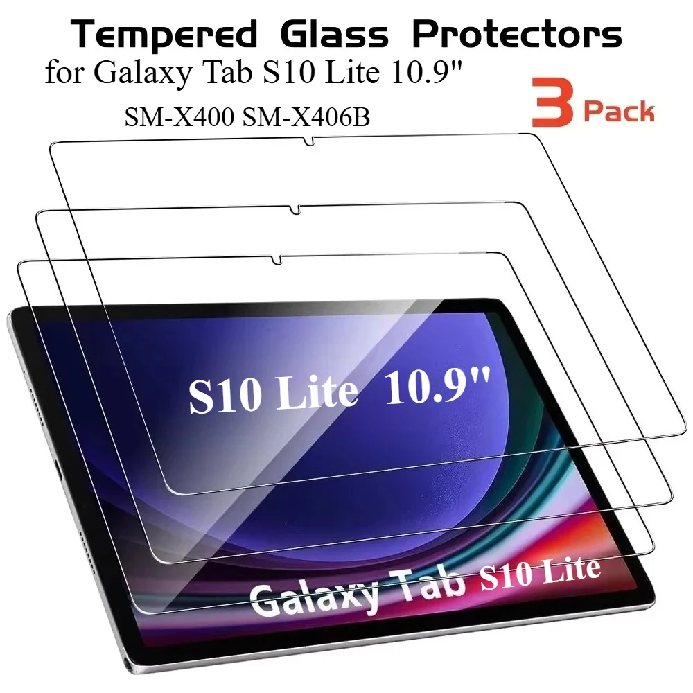 Ultimate Clarity Tempered Glass Screen Protector 3-Pack for Tablets - 14.6'' Screen Protective Film