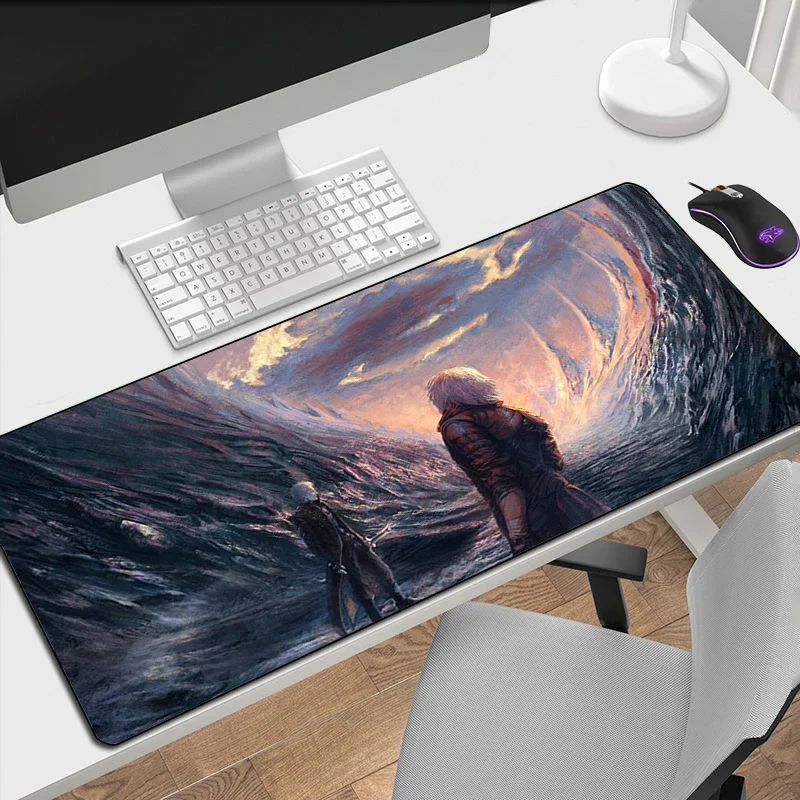 

Devil Gamer Keyboard Pad May-Cry Pc Accessories Mouse Pads Desk Mat Mousepad Gaming Mats Mause Large Xxl Protector Mice Computer