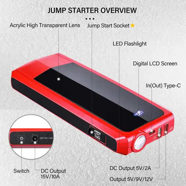 Audew Power Bank / Jump Starter - Image 5