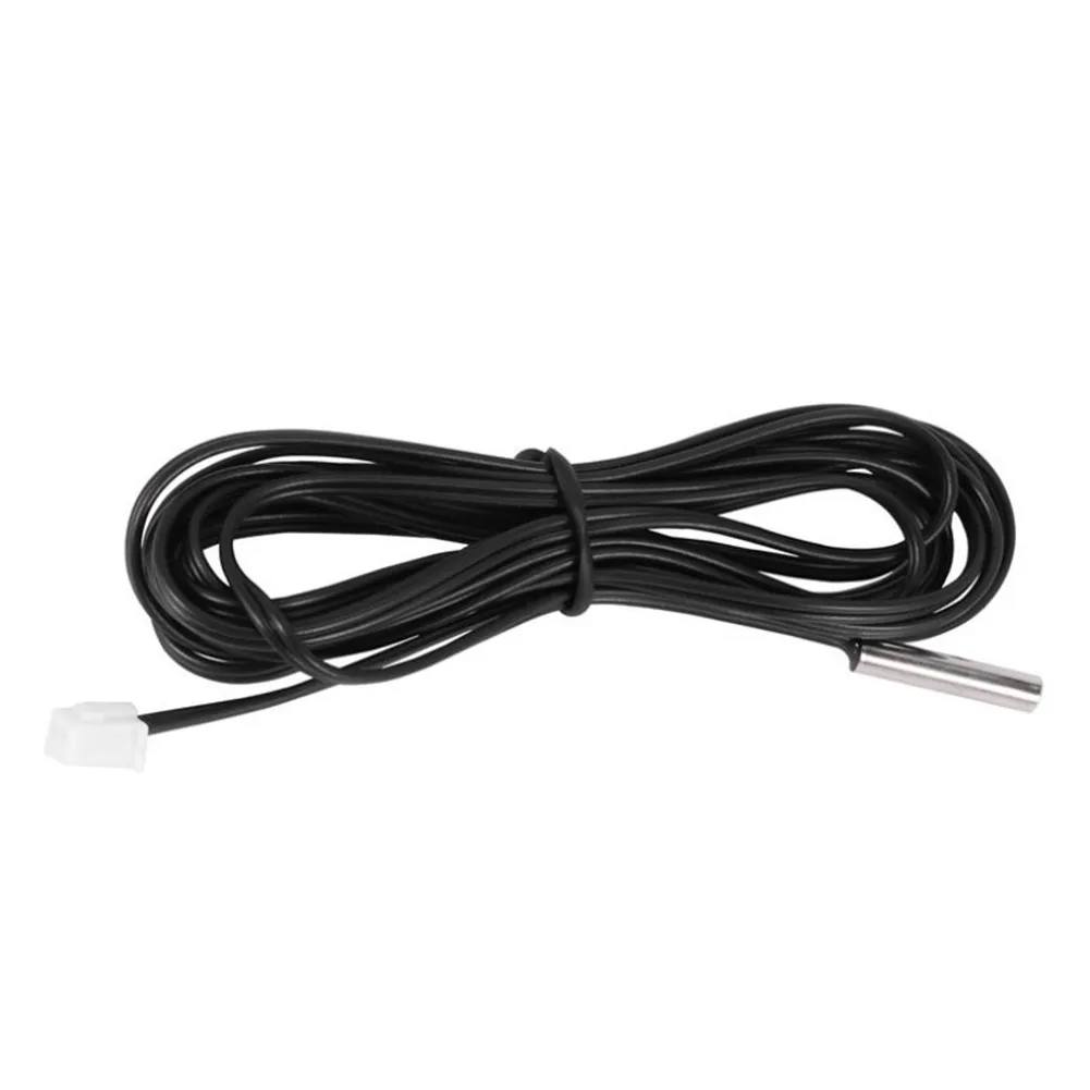 1 Pc 10K 1% 3950 Temperature Temperature Sensor Probe Thermometer Cable Copper-plated Silver/size 4*20mm Tool Accessories temperature sensor probe