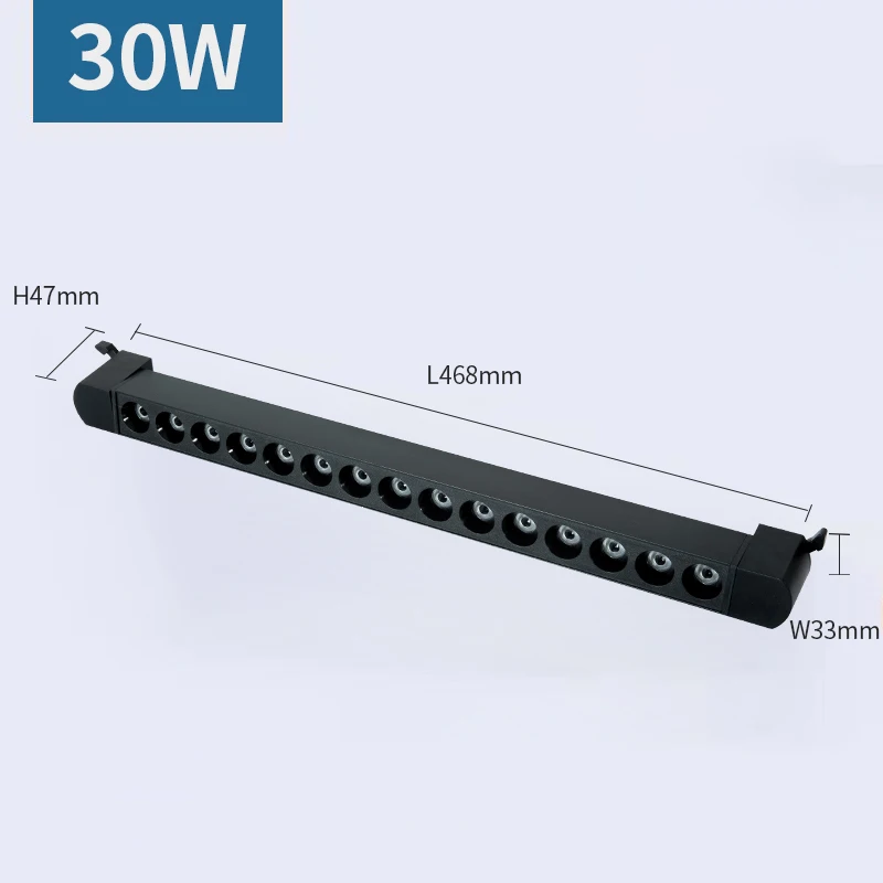 ตัวเลือกสินค้า โคมไฟ LED ติดตามราง 220V 10-30W ประหยัดไฟ แสงสว่างดี
