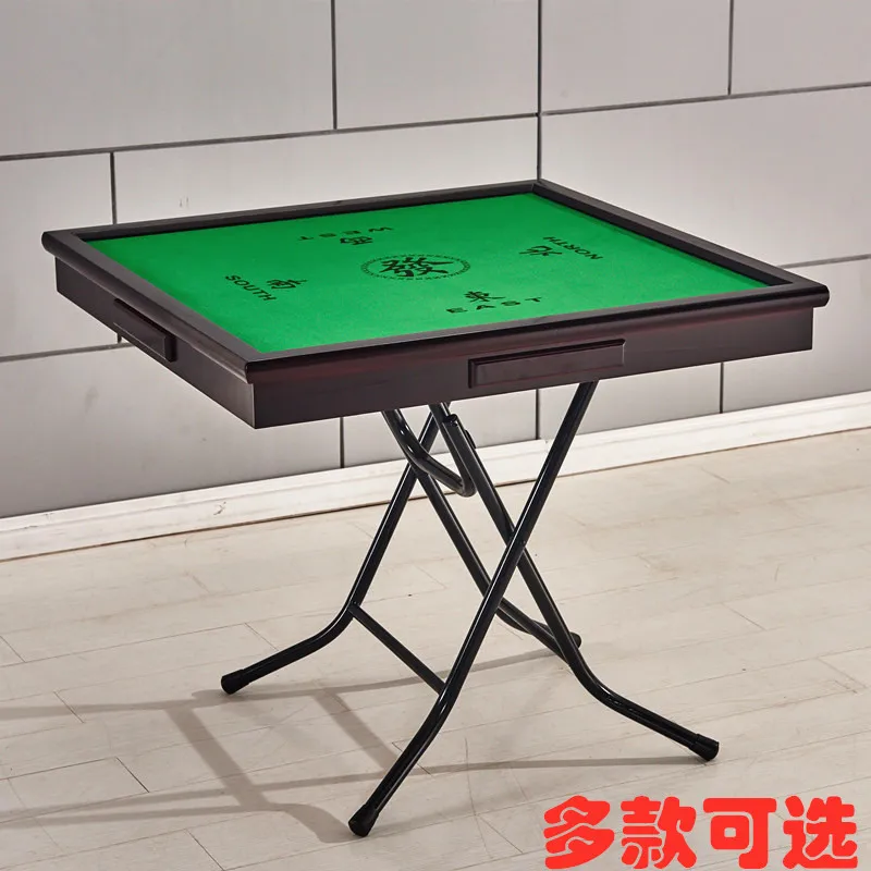 Mahjong Table Folding Mahjong Table Home Simple Chess Handcuffs Manual Dormitory Dual-use