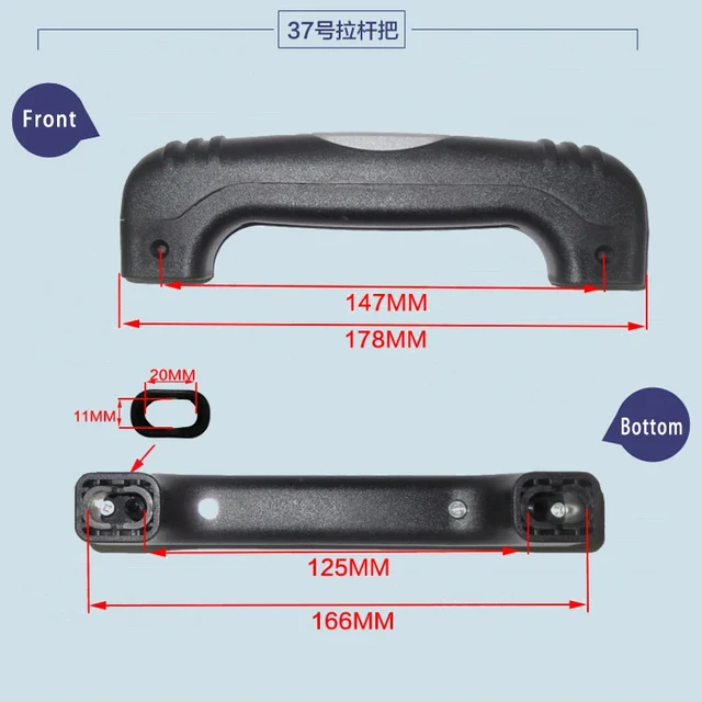 Suitcase Telescopic Pull out Handle Replacement Spare Part G002 15 to  24inch