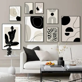Boho Geometric Canvas Wall Art 2