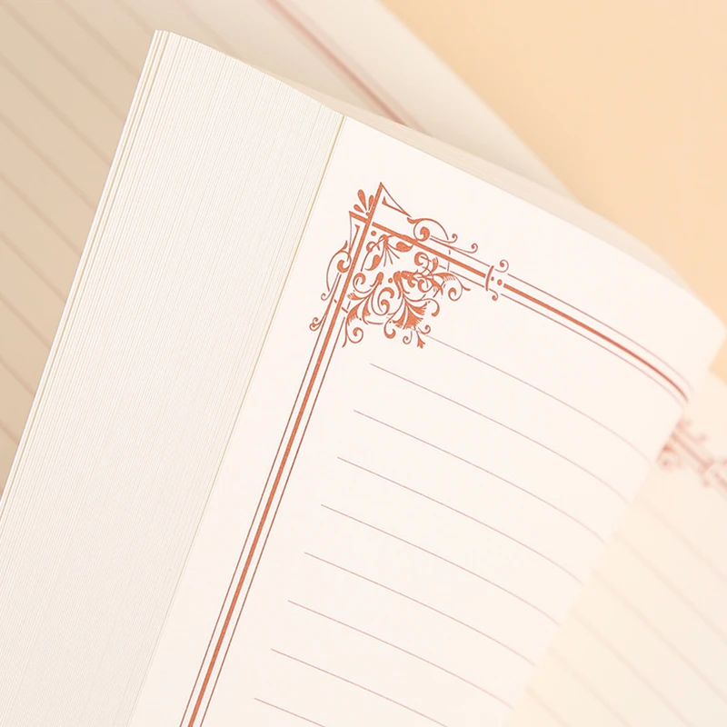 Notebook Hardbound para Trabalho de Escritório Empresarial Bloco Clássico Livro Velho Diário de Viagem Estilo Europeu Papelaria 100g - Imagem 2