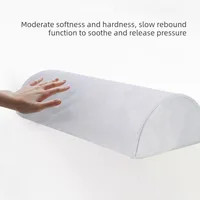 Half Moon Bolster Leg Pillow with Memory Foam