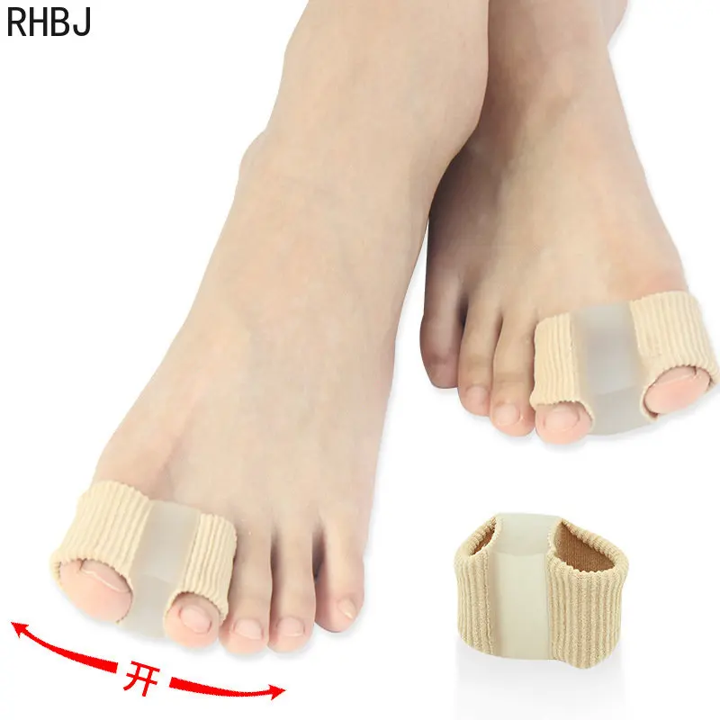 Toe Separator 1Pcs Silicone Finger Separator Bunion Valgus Corrector Thumb Correction Straightener Foot Care Orthopedic