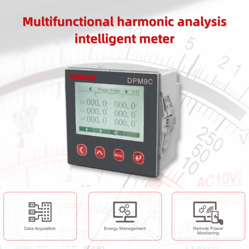 ONESTO Smart APP Control WIFI Modular Design AC Multi-function Electric Meter LCD Power Analyzer Meter