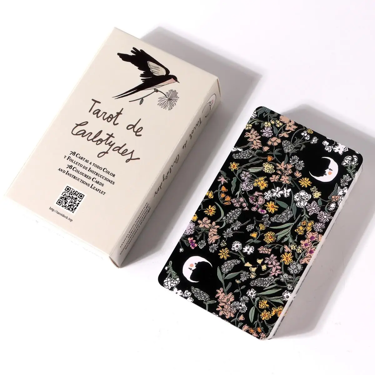 Tarot De Carlotydes Cards Poker Size Divination Fortune Telling Tarot Cards Deck Friend Party Entertainment Board Game 4