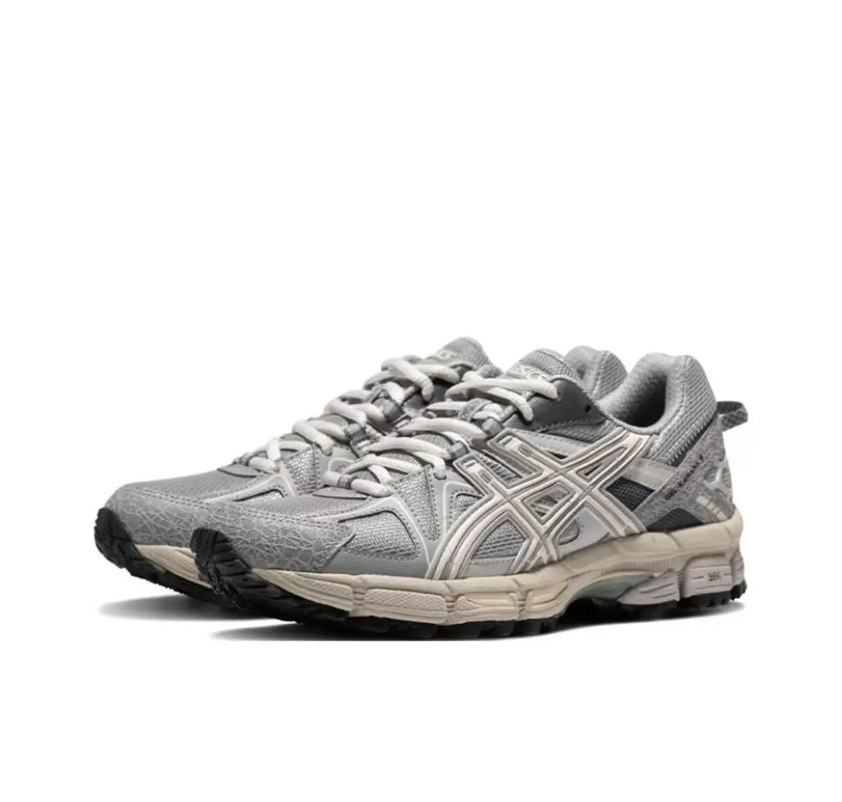 Asics GEL-Kahana 8 Zapatillas para correr para hombre y mujer Zapatillas bajas retro funcionales para exteriores Zapatillas de parque Blanco
