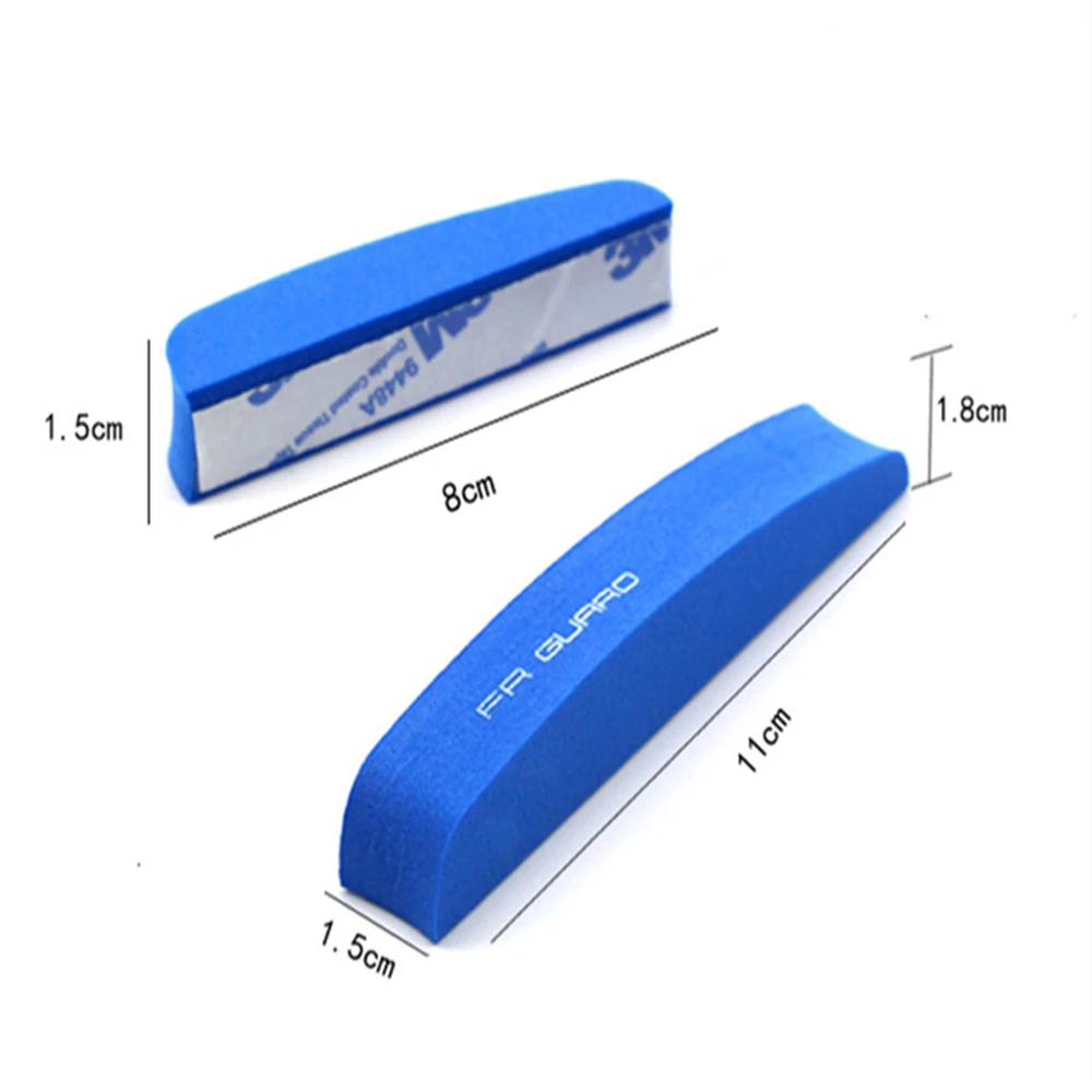 Car Door Protector Guard Strip Scratch Protector Car Rubber Bumper Stickers Auto Door Edge Protection Decoration 4Pcs 2025