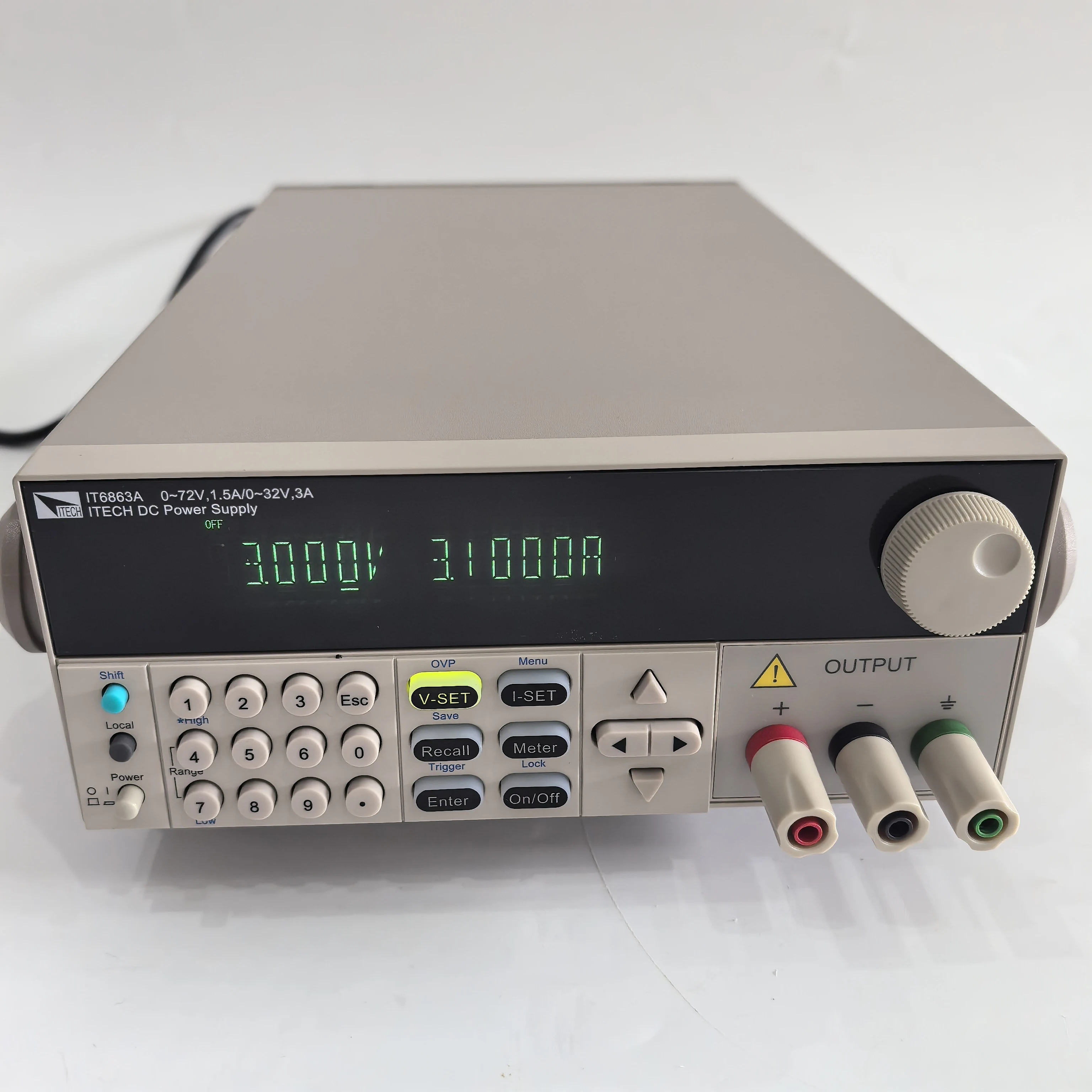 ITECH IT6863A Dual-Range Programmable DC Power Supply (0-72V/1.5A or 0-32V/3A, 108W/96W) detail image 2