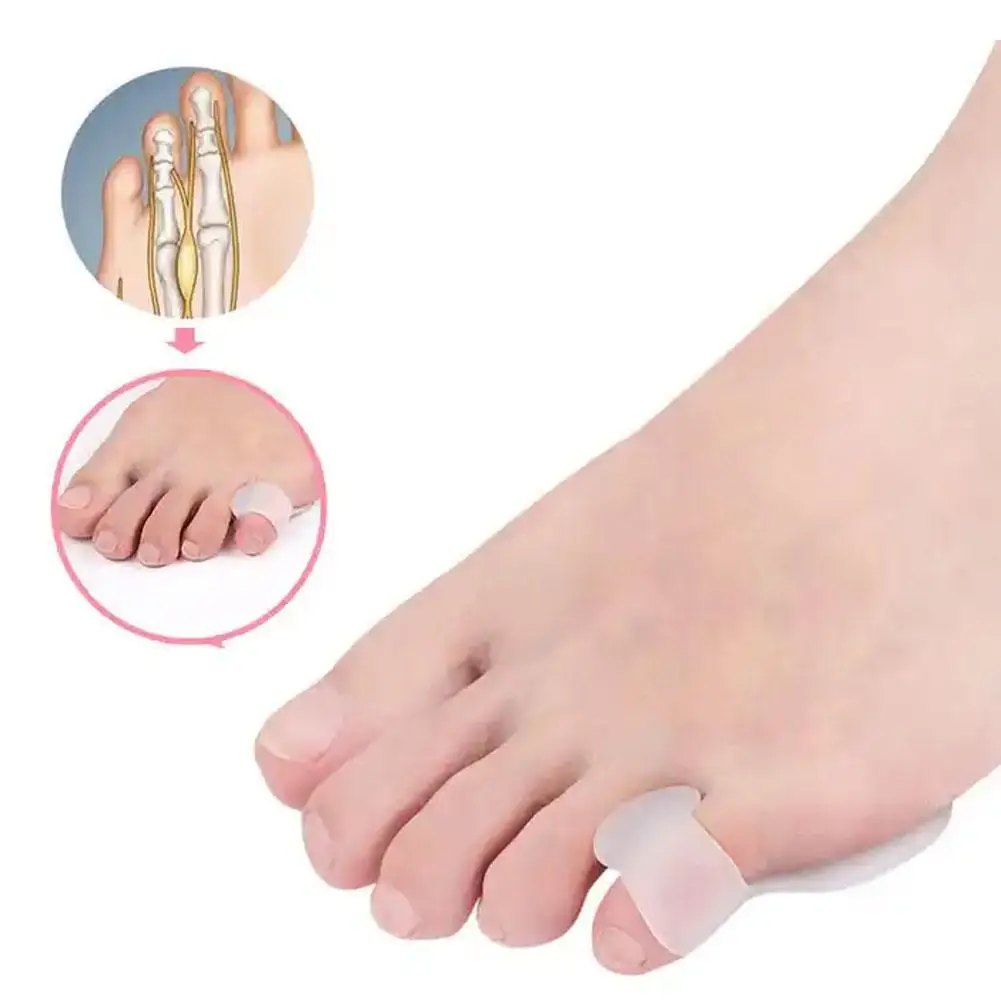 

1 Pair Toe Orthosis Little Toe Wing Relieve Pain Pressure Ballet Foot Protector High Heels Hallux Valgus Foot Care Tool