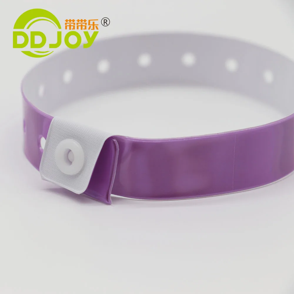 Waterproof Paper Wristbands Cloth Wristbands 100 Pieces 3/4 Inch Vinyl Wristband ID Wristbands for Events Parties