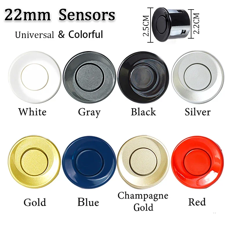 Car Parking Sensor Kit With Auto Parktronic Reverse LED Monitor 4 Sensors Radar Detector System Backlight Display
