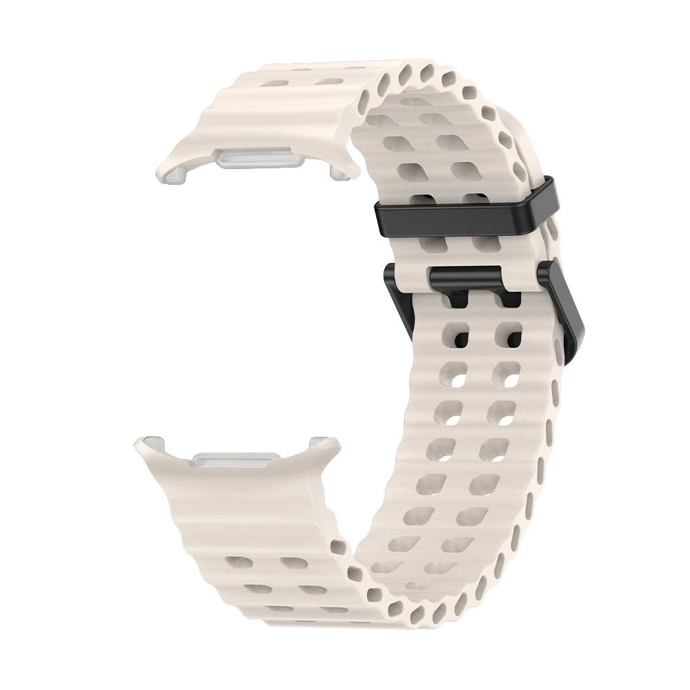 Enhanced Two-Tone Marine Silicone Sport Strap