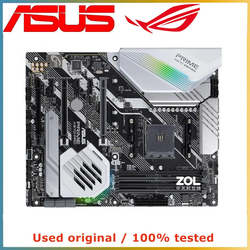 Per Amd X570 Per Scheda Madre Del Computer Asus Prime X570-Pro Am4 Ddr4 128G Scheda Madre Desktop M.2 Nvme Usb Pci-E 3.0 X16