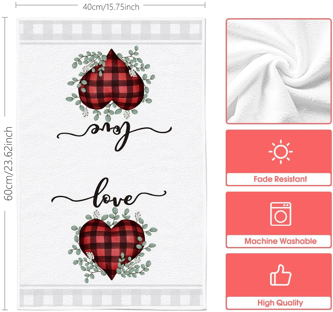 2pac red water alo checkered tea napkins are stain resistant, flat, and comfortable, suitable for eating and cleaning