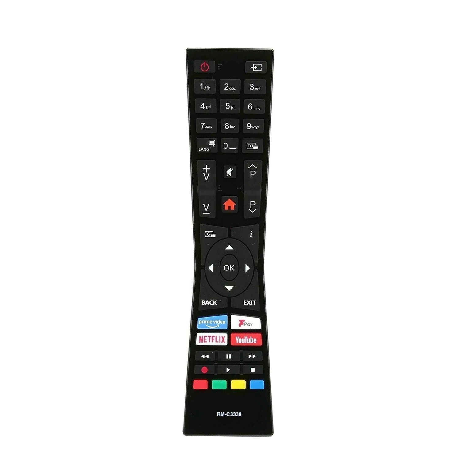 

Remote Control RM-C3338 for JVC Smart LED TV 30102235 RC43101P LT-49C790 LT-24C680 LT-24C685 LT-32C695 LT-43C870 LT-49C898