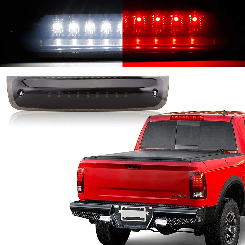 

LED Third High Brake Stop Light Smoked For 2009-2017 Dodge-Ram 1500 2010 - 2017 Dodge-Ram 2500 3500