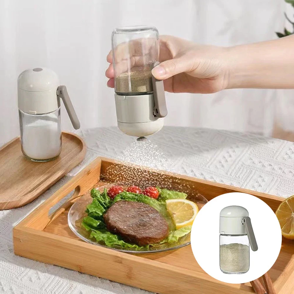 Household Glass Quantitative Seasoning Bottle Washable Measuring Sugars Bottle For Home Kitchen Use