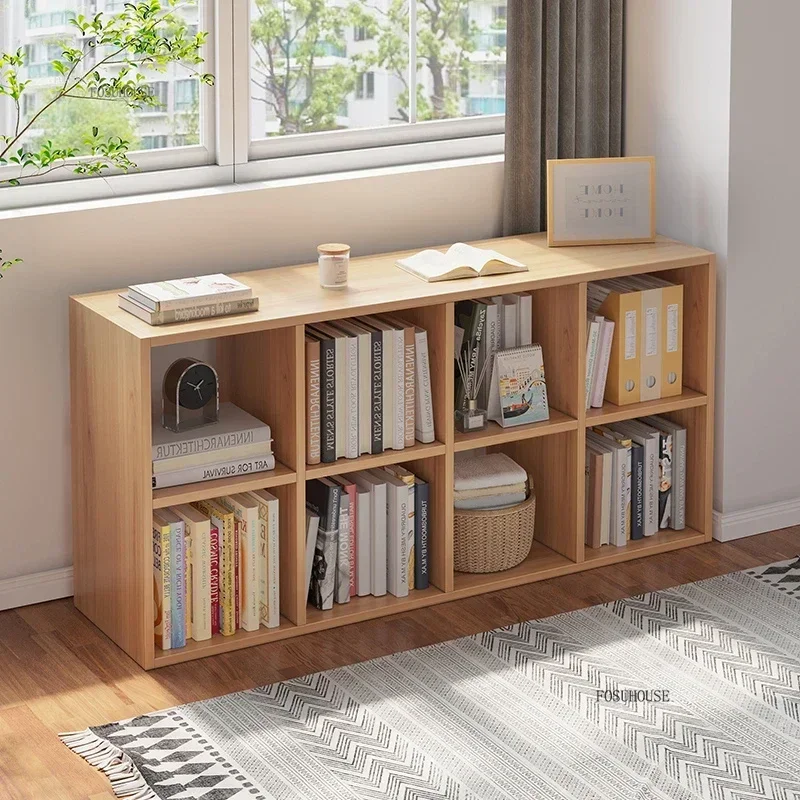 Children's Bookcases Floor Bookshelves Home Living Room Short Storage Cabinets Layered Rack Modern Library Children's Bookcase Z