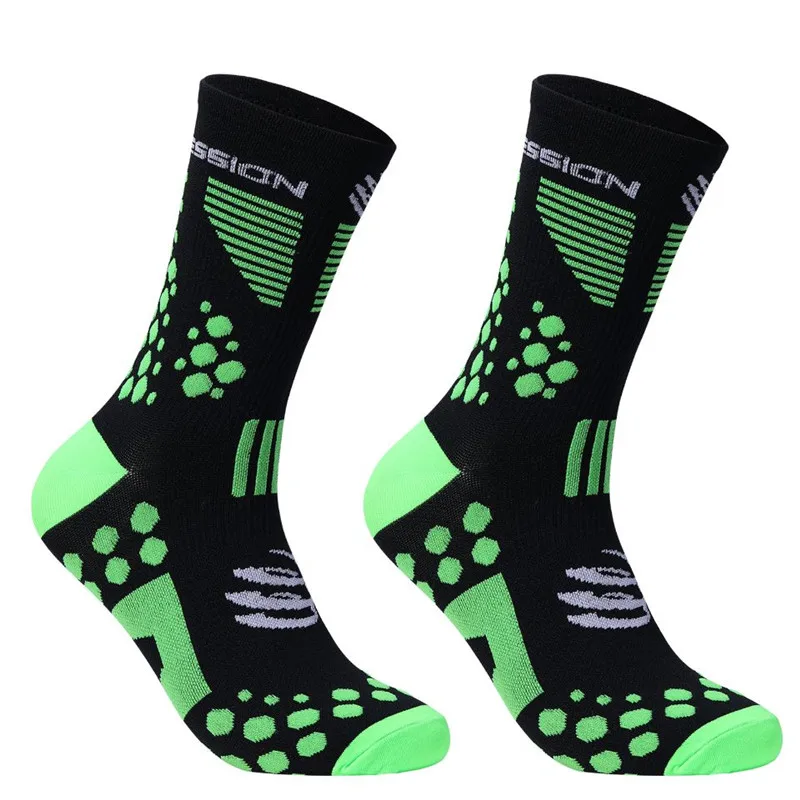 Cycling Compression Socks Professional Brand Sport Socks Protect Feet Breathable Wicking