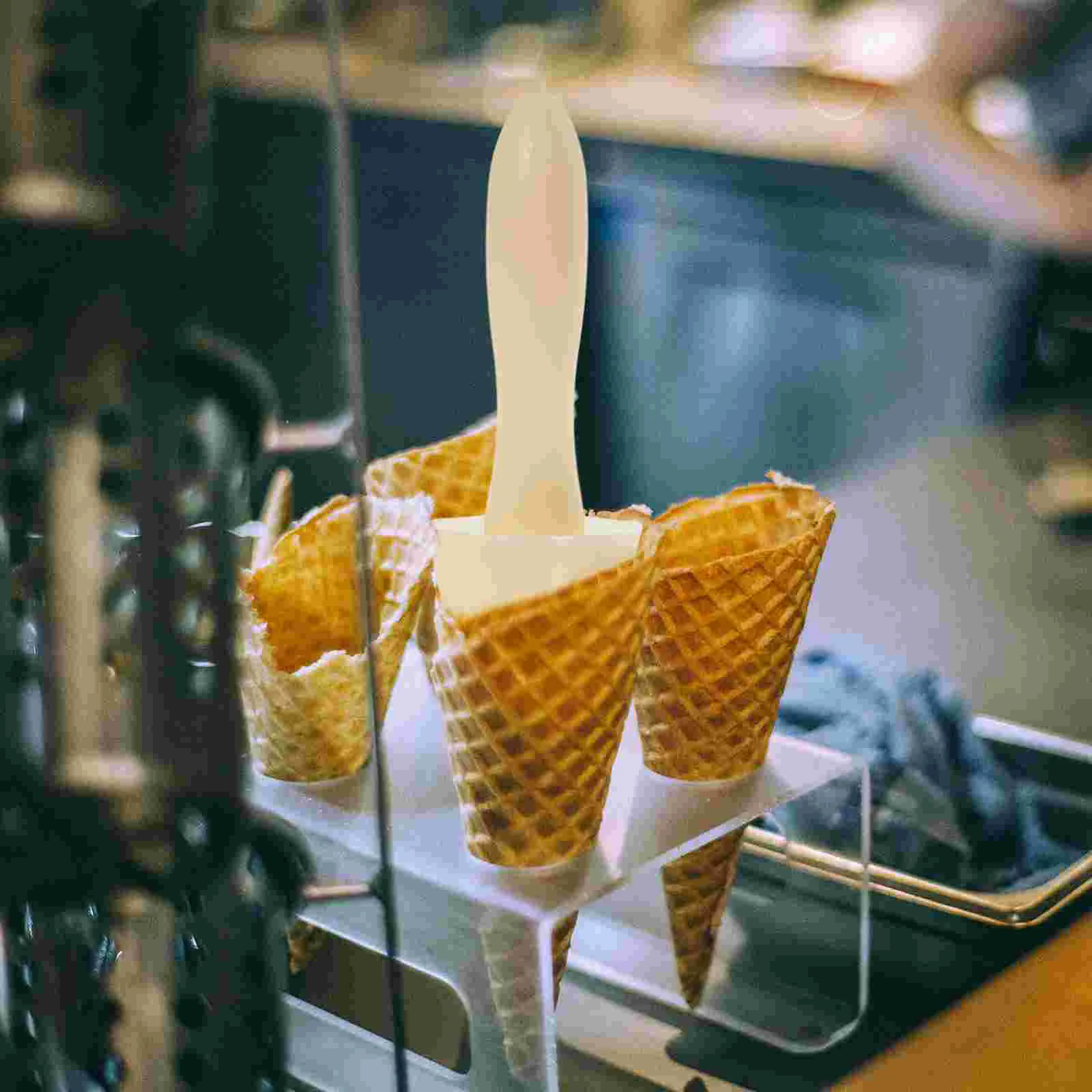 

Ice Cream Cone Maker Egg Mold Roll Machine Practical Roller Kitchen Plastic Baking Shaper
