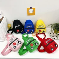 Cute Cartoon Car Children's Chest Bag Little Boy Handsome Messenger Bags Baby Go Out Backpack Trendy Girls Baby Kids Waist Bag 1