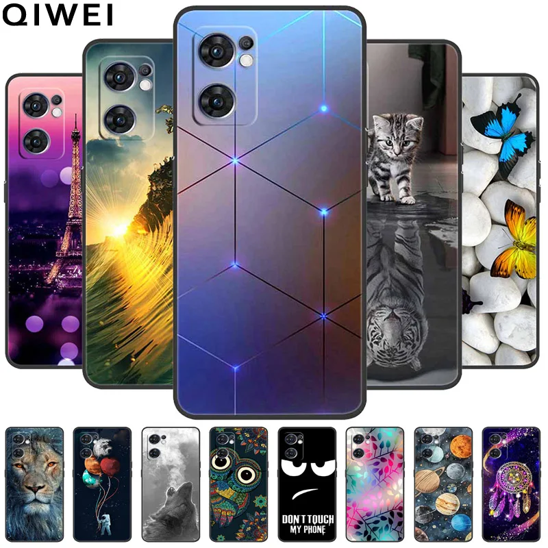 Per Oppo Find X5 Lite 5G Custodia Protettiva Morbida Tpu Custodie In Silicone Per Oppo Find X5 / X5Lite Cover Findx5 X 5 Lite Cute Cats