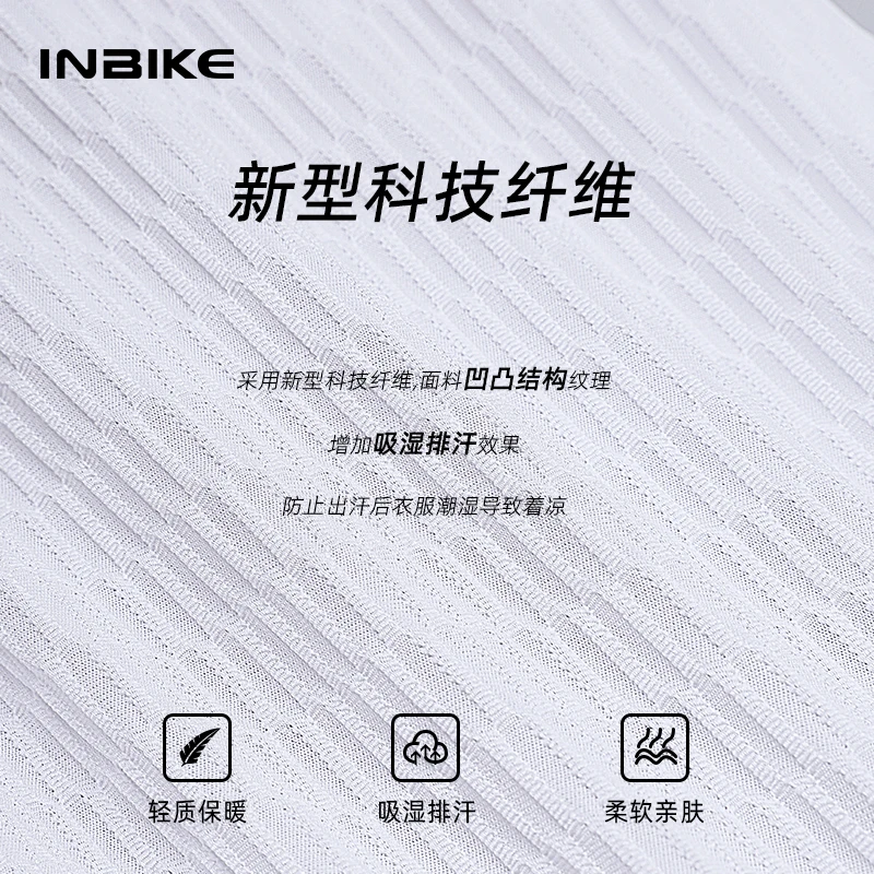 Cycling Shirts INBIKE Men Long Sleeve Bike Base First Layer Quick Dry Breathable Bicycle Tops MTB Shirt