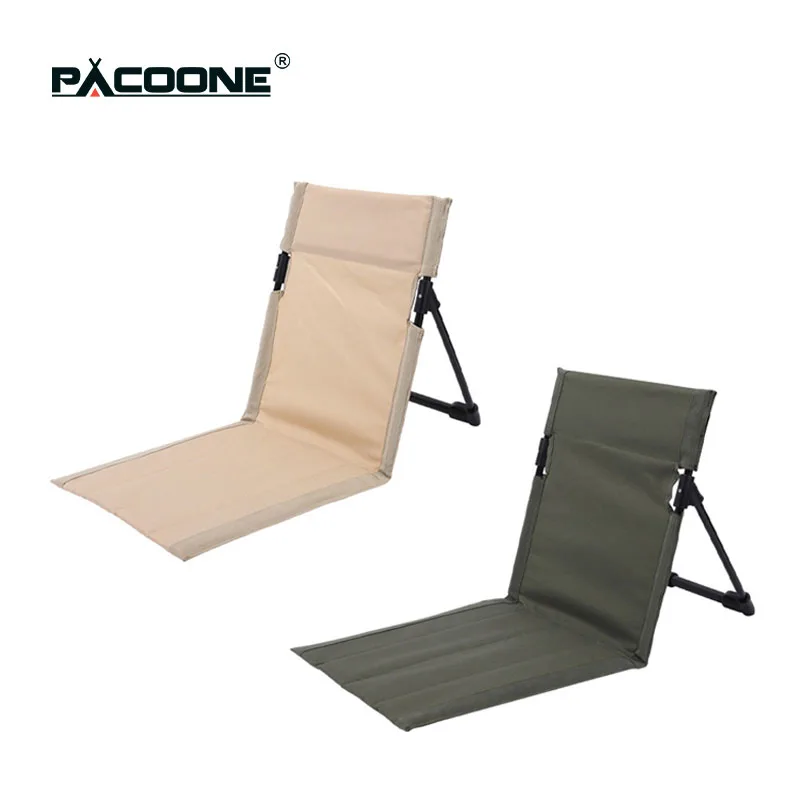 PACOONE складной стул для кемпинга на открытом воздухе, спинка, стул для пляжа, палатка для отдыха, балкона, парка, газона, пикника, сиденье для рыбалки
