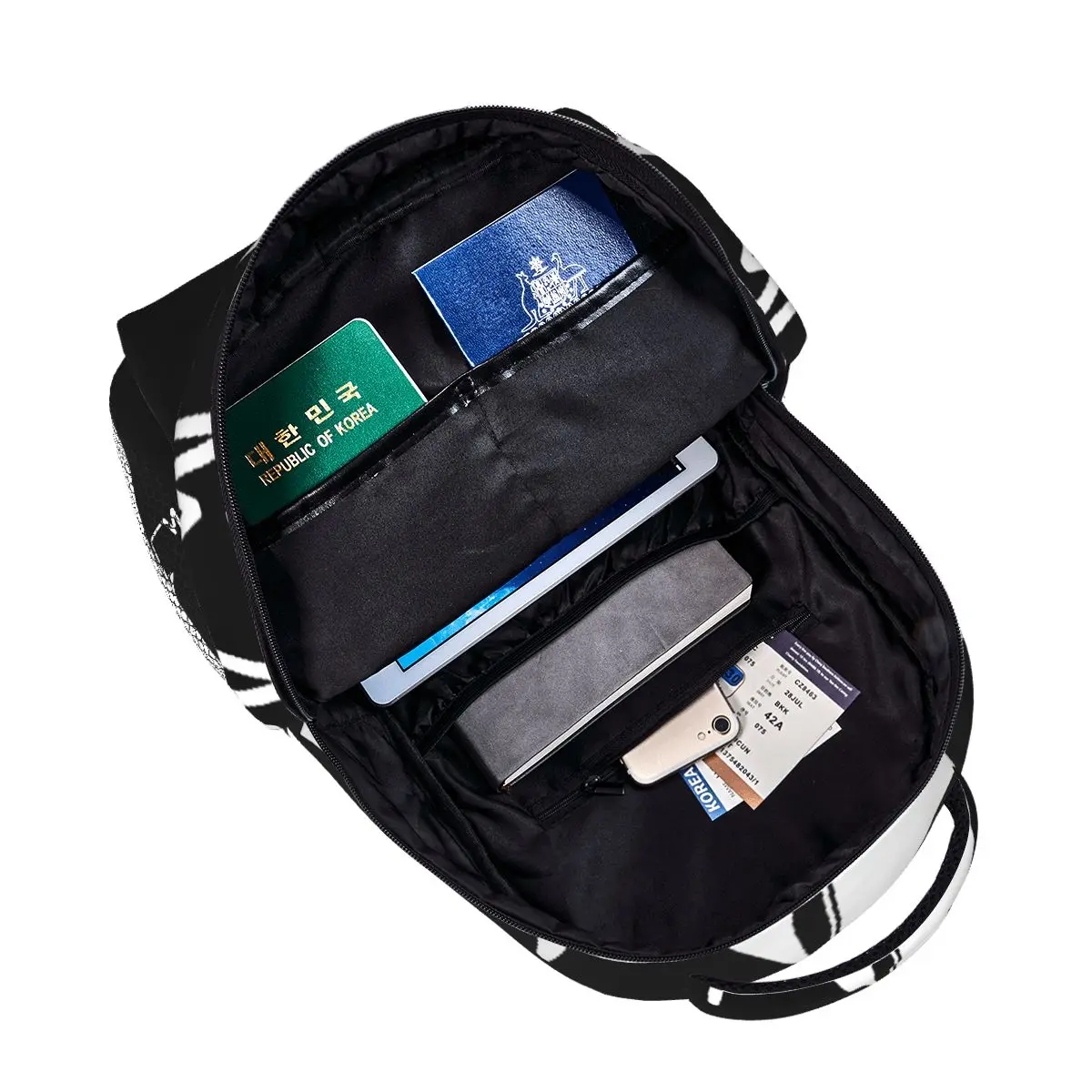 Heartbeat Sailing Sailboat Casual Backpack Unisex Students Leisure Travel Computer Backpack
