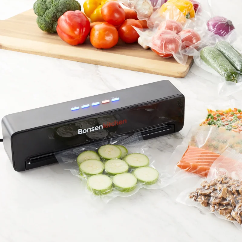 Bonsenkitchen Compact Automatic 5-in-1 Vacuum Sealer Machine for Food