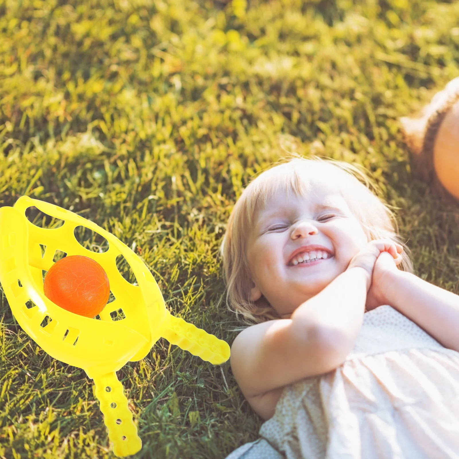 Interactive Toss and Catch Balls Game Toy Kids Outdoor Tossing Catching Plaything for Two Children 6