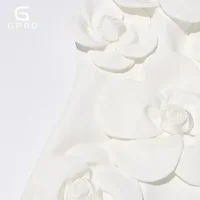 Sexy Halter Off the Shoulder Floral Bodycon Mini Dress for Women 5