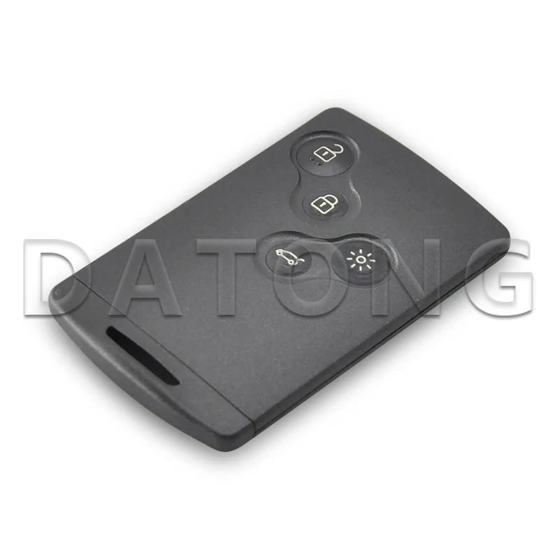 Datong World 자동차 원격 제어 키 Renault Megane3 Fluence Scenic Laguna 3 Koleos Clio PCF7952 교체 핸즈프리 카드