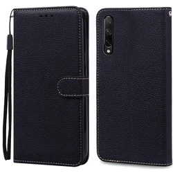 Elegant Leather Flip Wallet Case - Premium Protective Cover with Card Slots and Stand Feature for Honor 30i (Black)