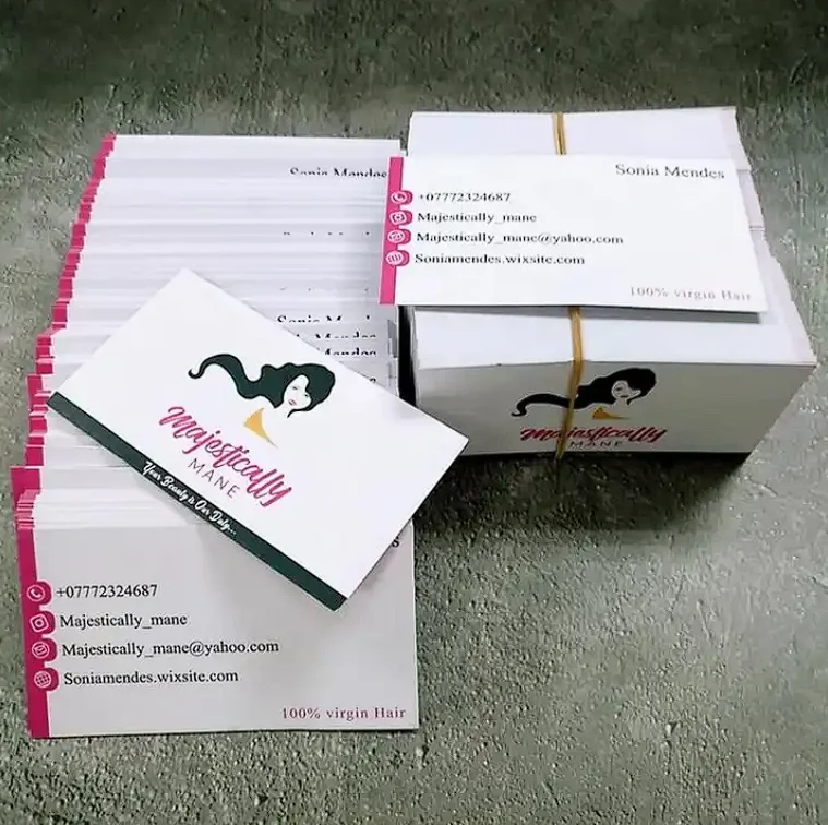 맞춤형 디자인 맞춤형 감사 카드, 소기업 감사 인사 카드, 엽서 종이 명함, 200 개