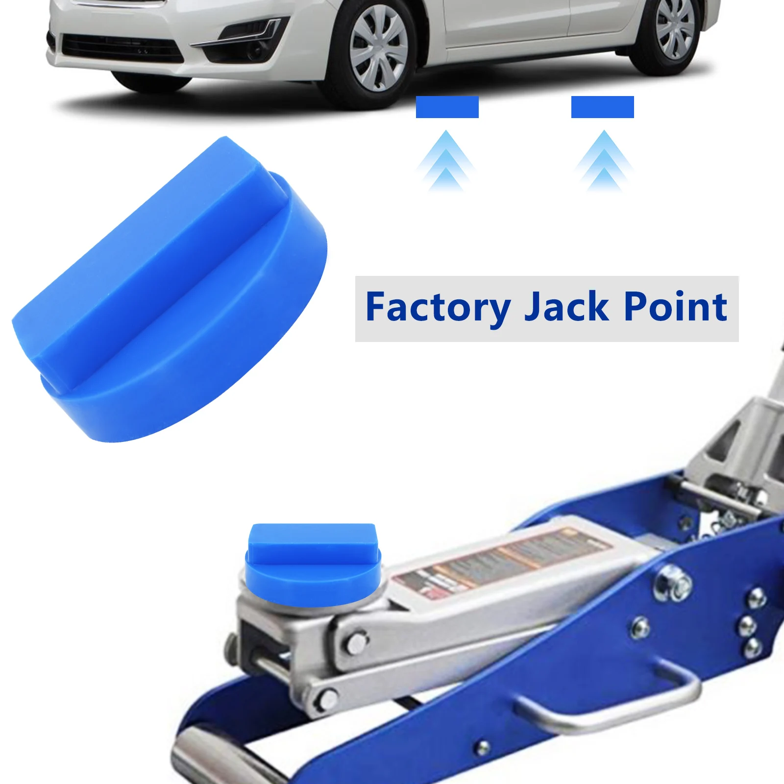 2x Rubber/Silica Gel Jack Pad Adapter for BMW 3 4 5 Series E36 E39 E46 E60 E90 E87 X3 X4 X5 E83 F25 E53 E70 F10 F20 F30 F31 i3 rubber support block adapter car jack pad