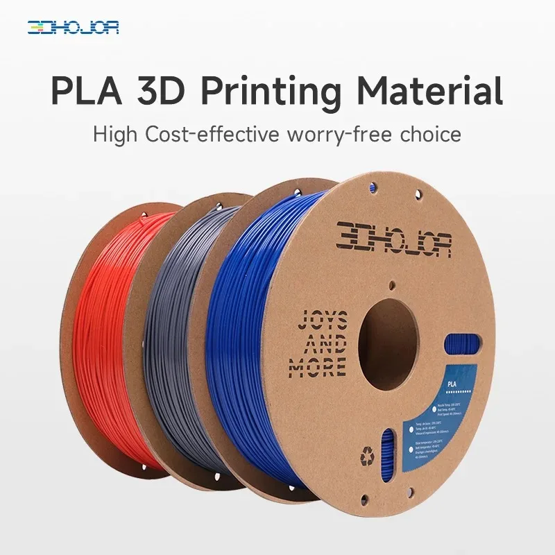 3DHOJOR PLA Filament 1.75mm 1KG Spool Upgraded PLA 3D Printer Filament High-Speed Printing 3D Printing Material PLA 3D Filament