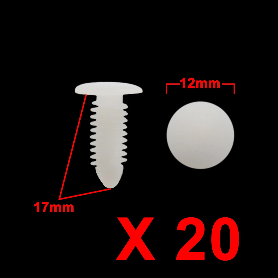 20Pcs 8mmx 6.5mm