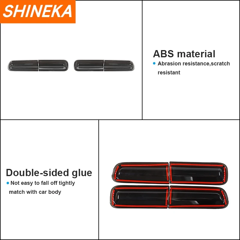 Car Tail Light Lamp Decoration Cover for Dodg Challenger 2015- Up